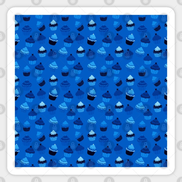 Blueberry cupcakes Sticker by Sinmara